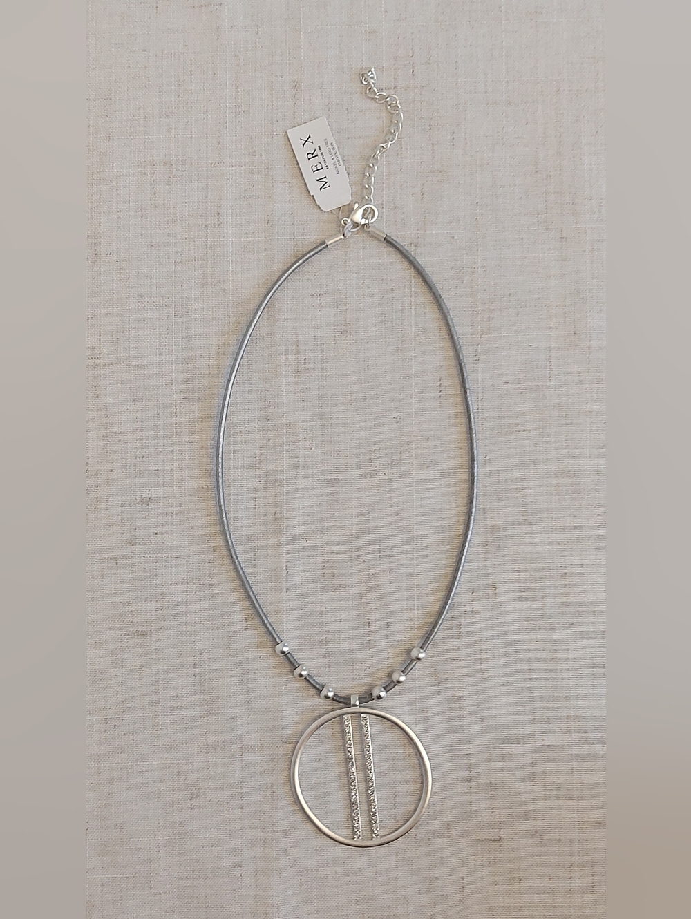 MERX Modern Minimalist Pendant Necklace - New Old Stock (NWT)